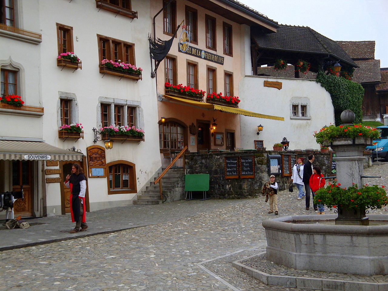 Gruyeres old town